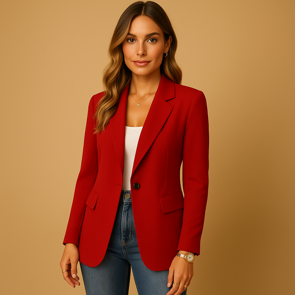 Blazer entallado para mujer – Diseño ajustado con elasticidad para looks profesionales y casuales