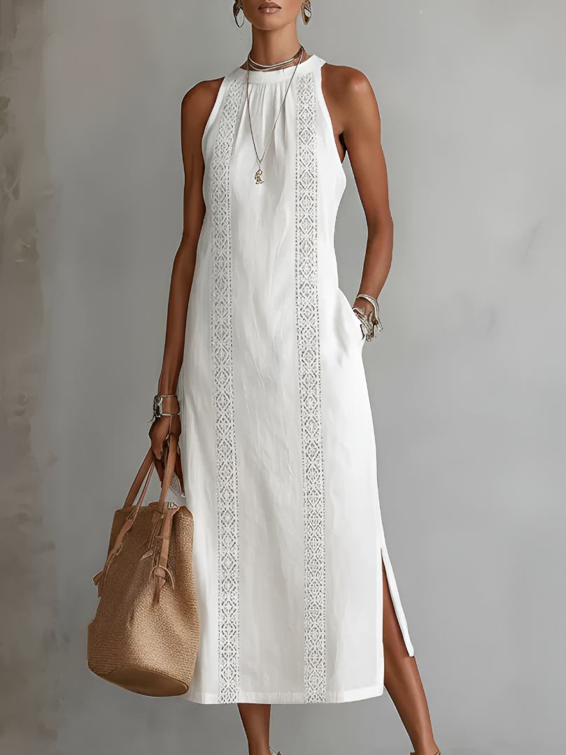 Jimena | Vestido elegante con cuello Halter
