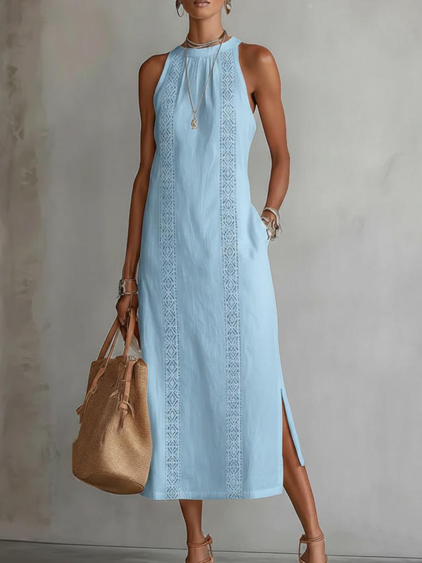 Jimena | Vestido elegante con cuello Halter