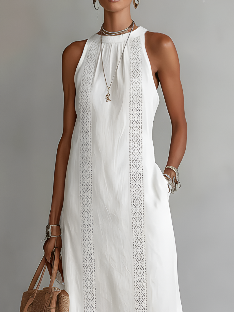 Jimena | Vestido elegante con cuello Halter