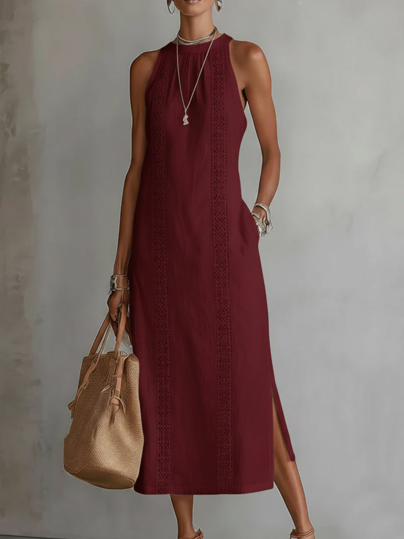 Jimena | Vestido elegante con cuello Halter