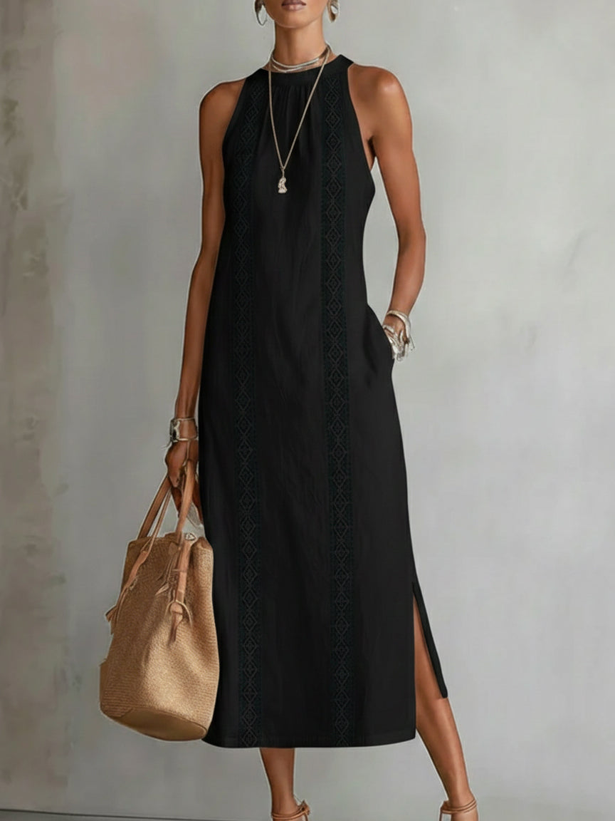 Jimena | Vestido elegante con cuello Halter