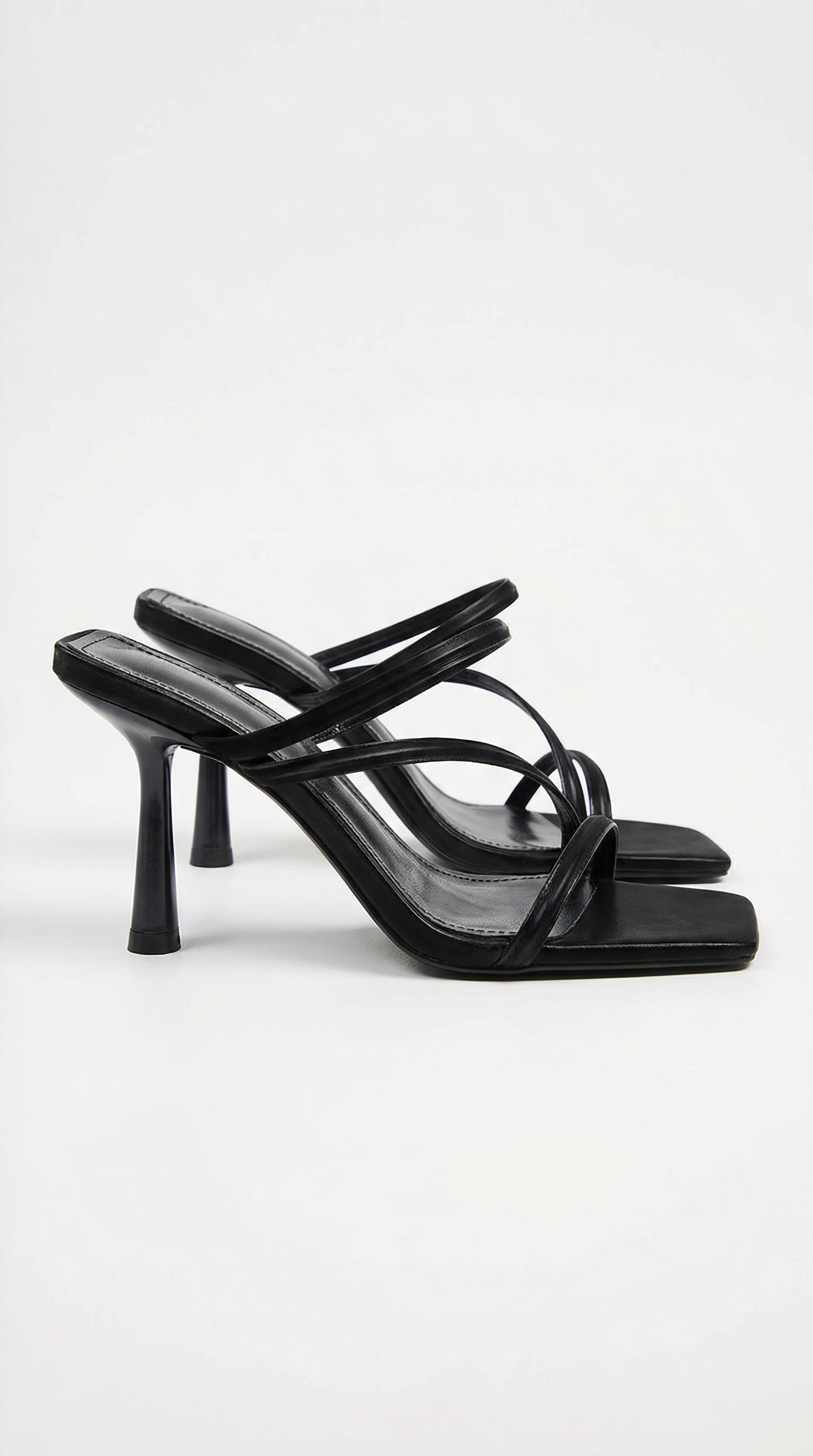 Amanda's strappy mules