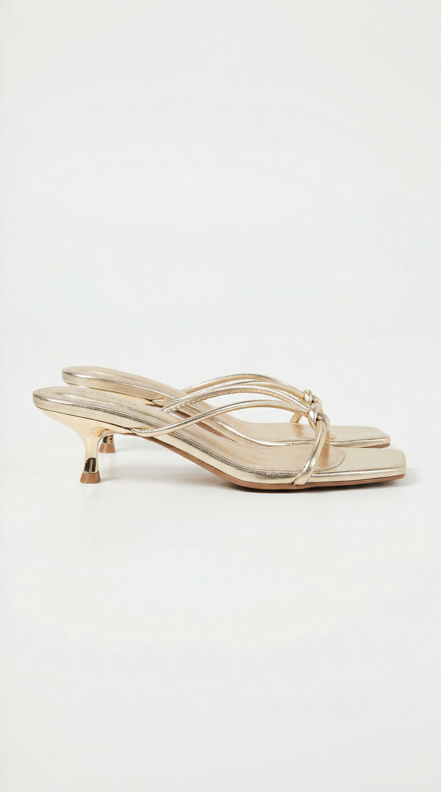 Christina heeled sandals with knot detail