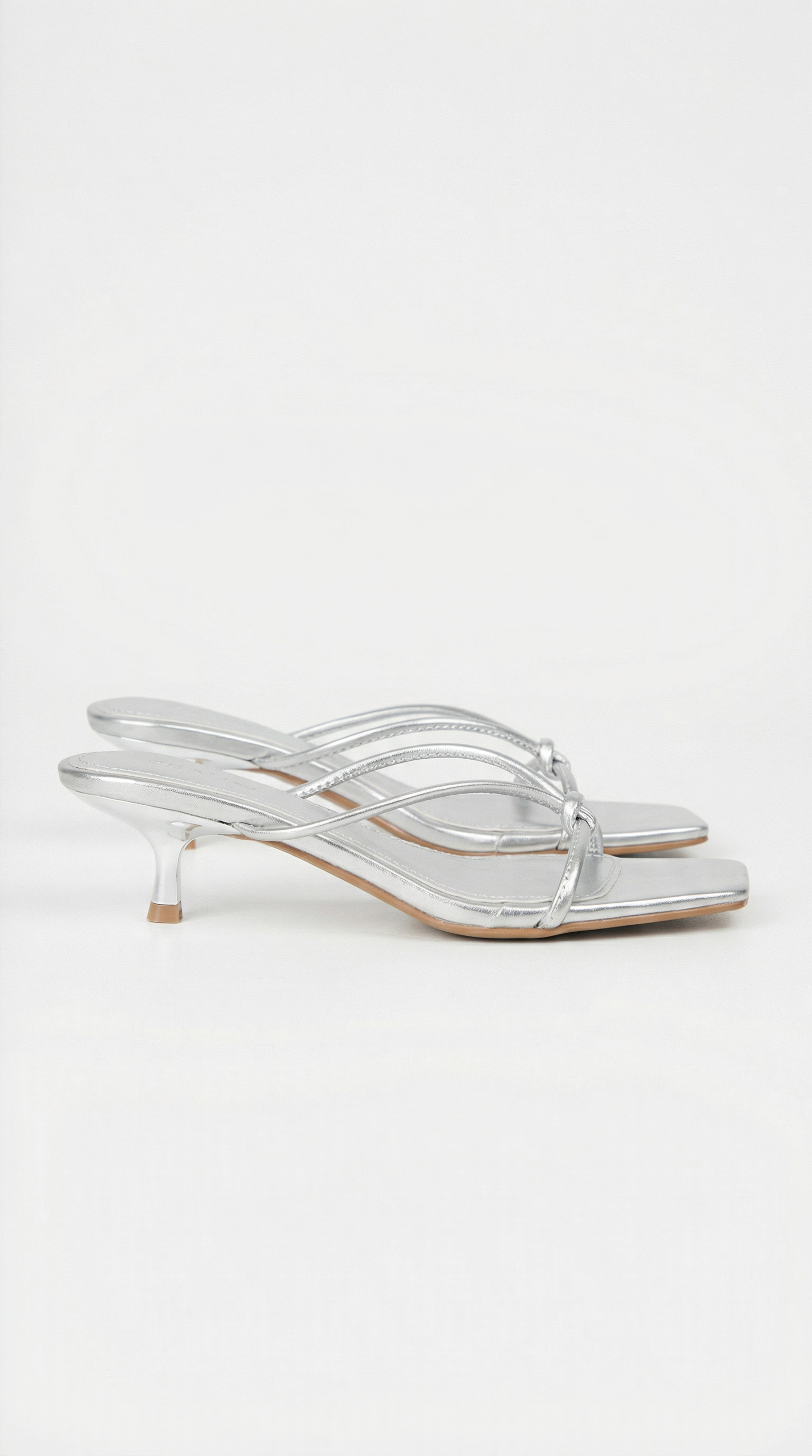 Christina heeled sandals with knot detail