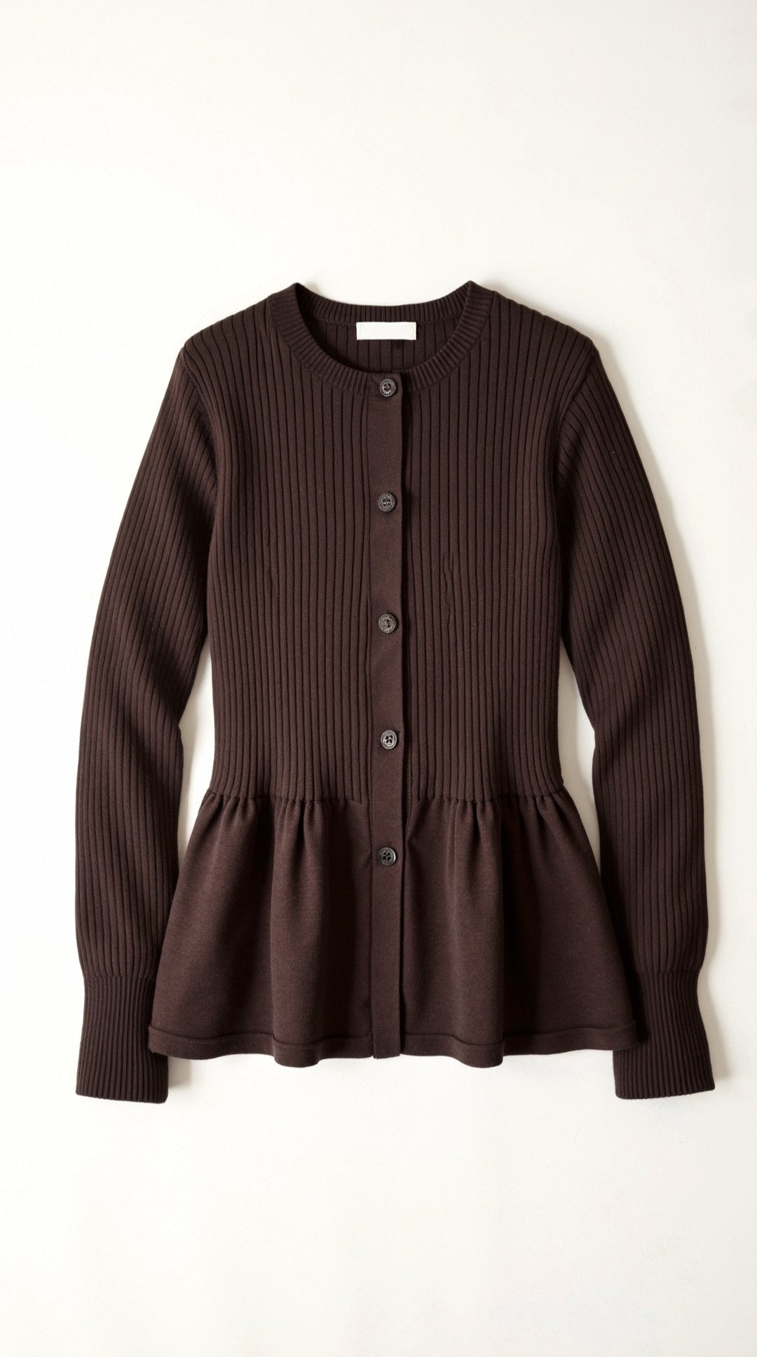 Diana Ruffled Button Cardigan