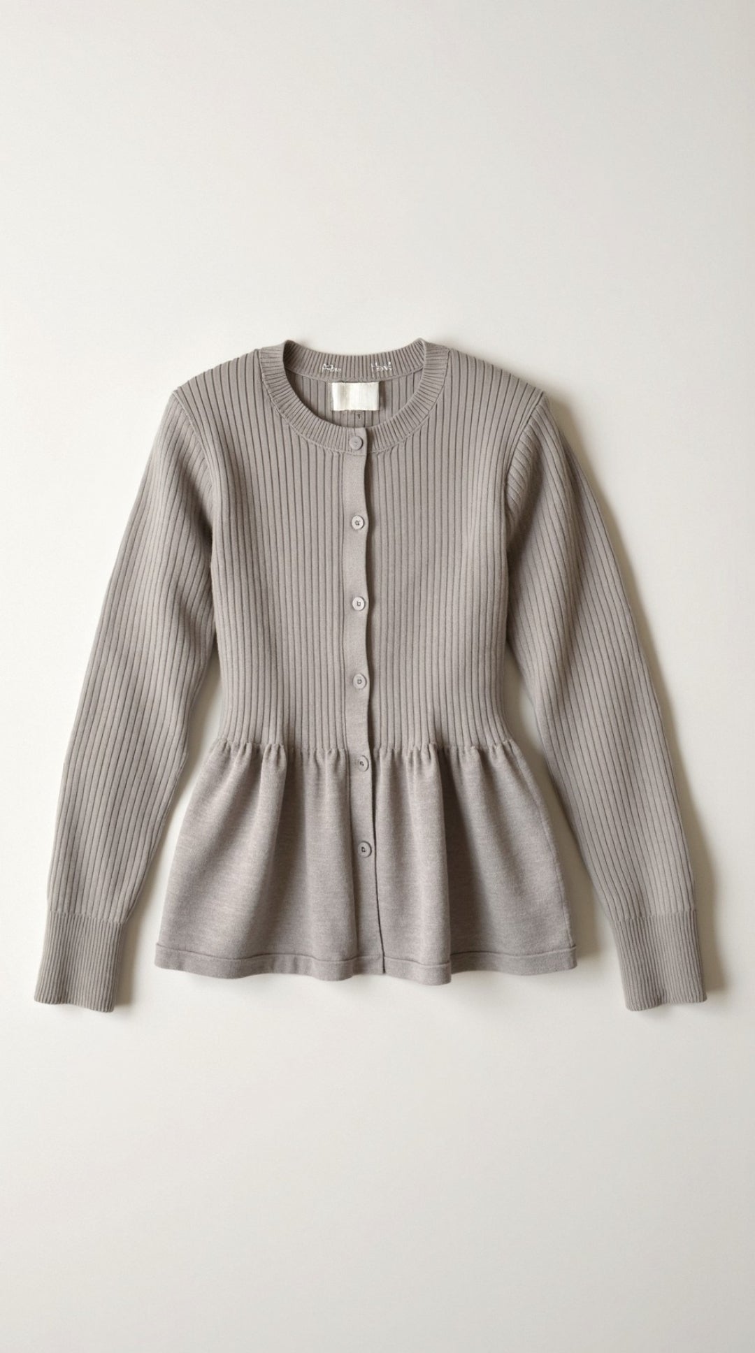 Diana Ruffled Button Cardigan