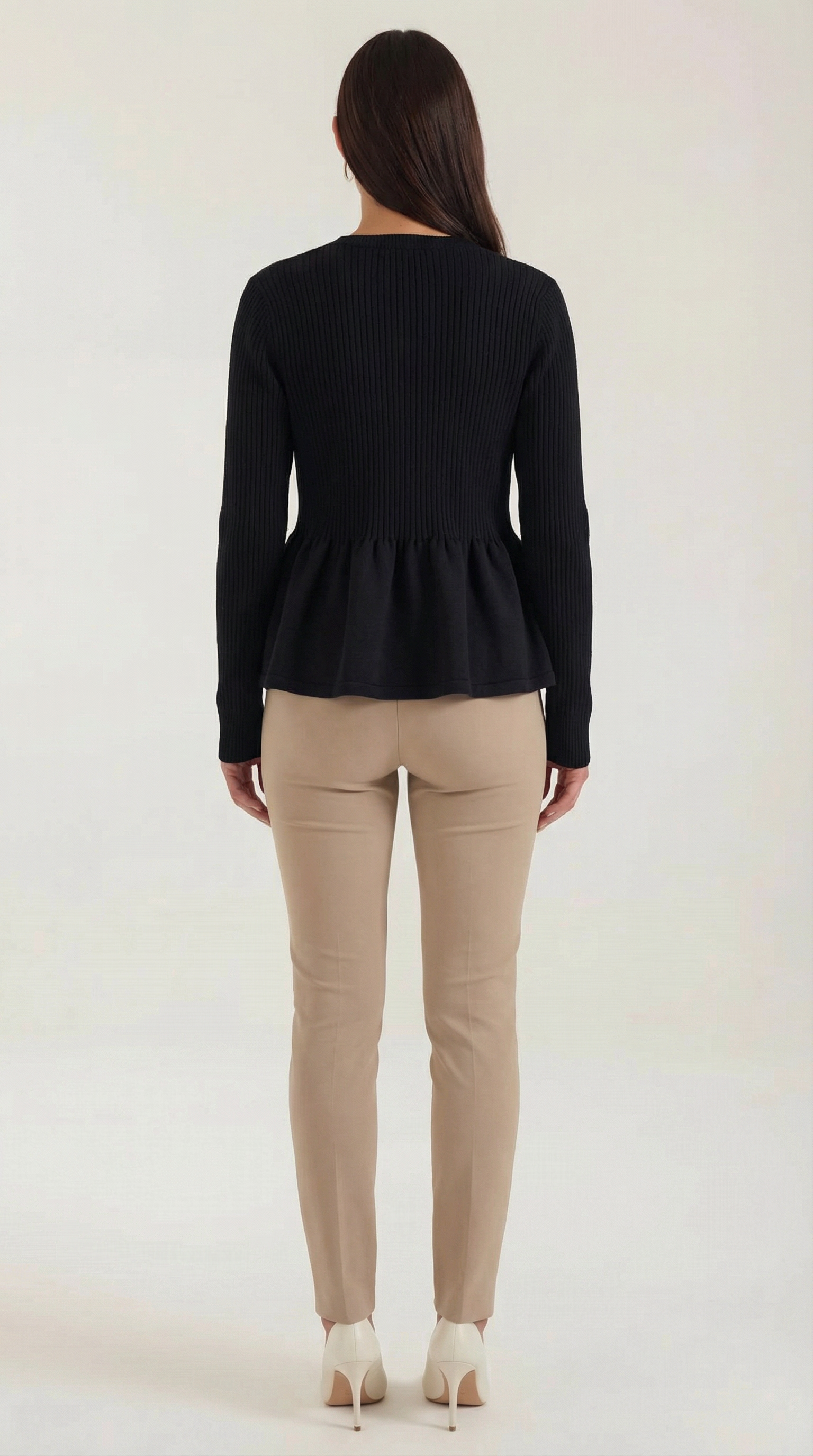 Diana Ruffled Button Cardigan