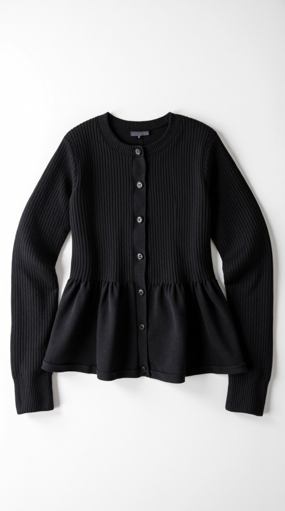 Diana Ruffled Button Cardigan