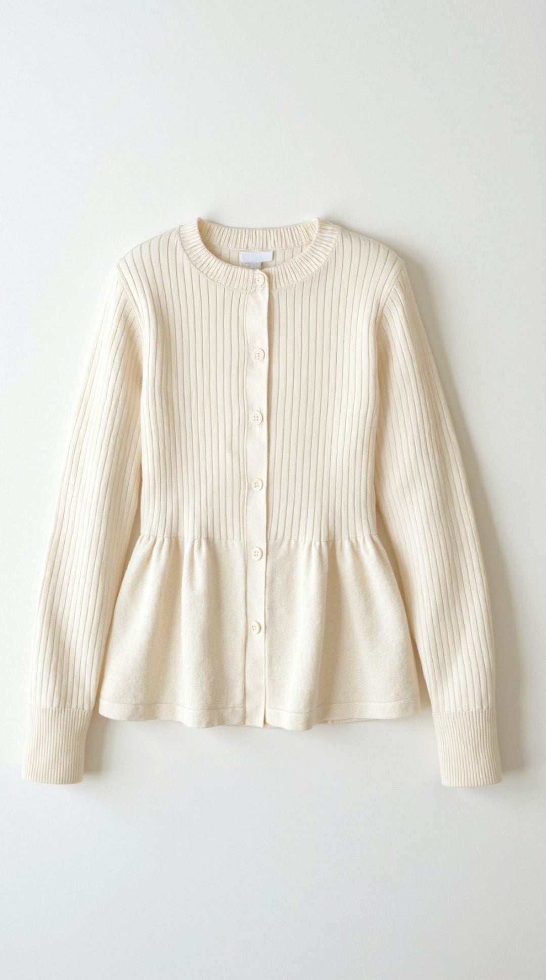 Diana Ruffled Button Cardigan