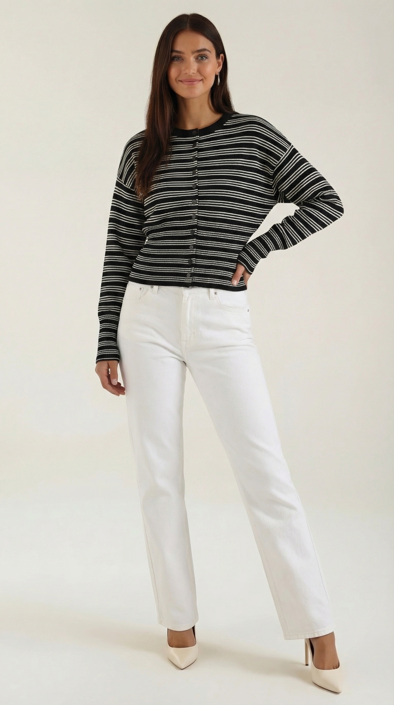 Striped Cardigan Ida