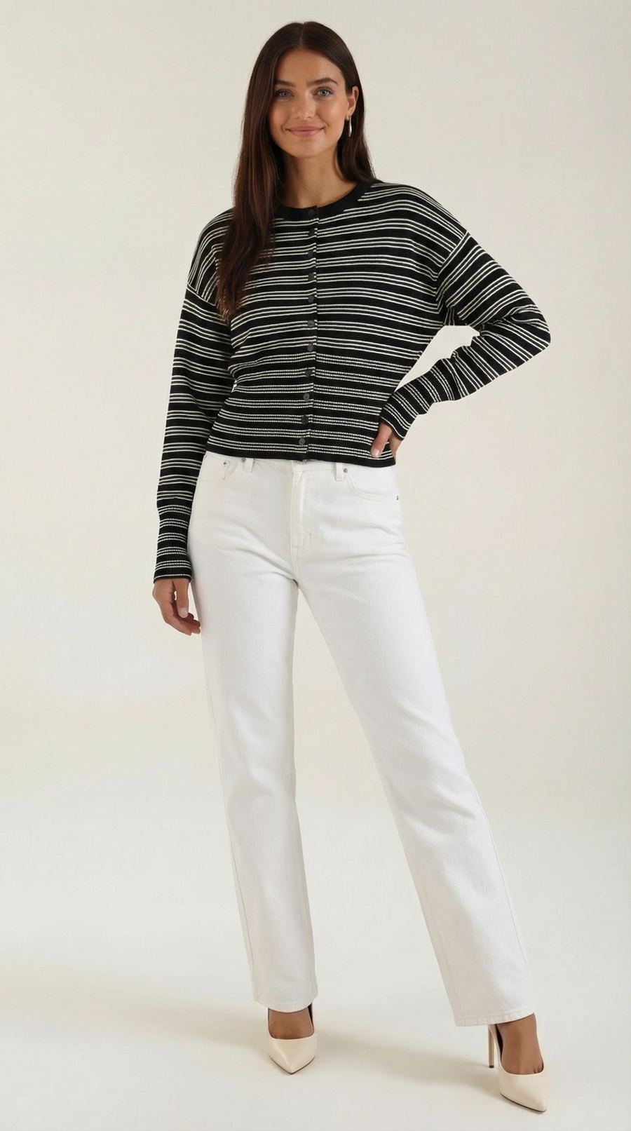 Striped Cardigan Ida
