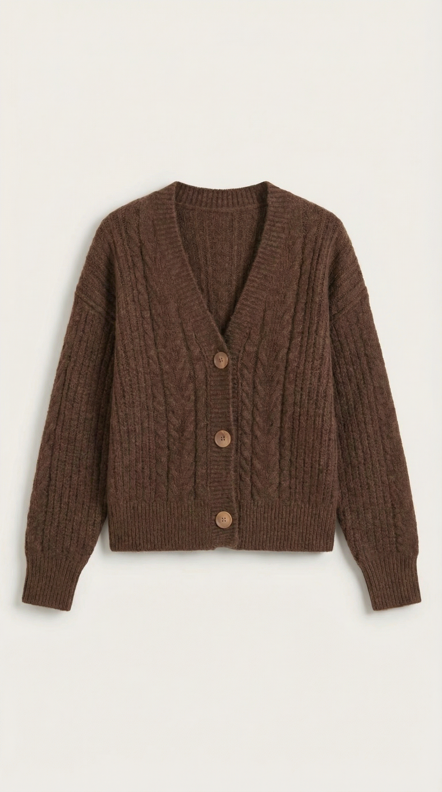 'Janet' Oversized Cable-Knit Sweater