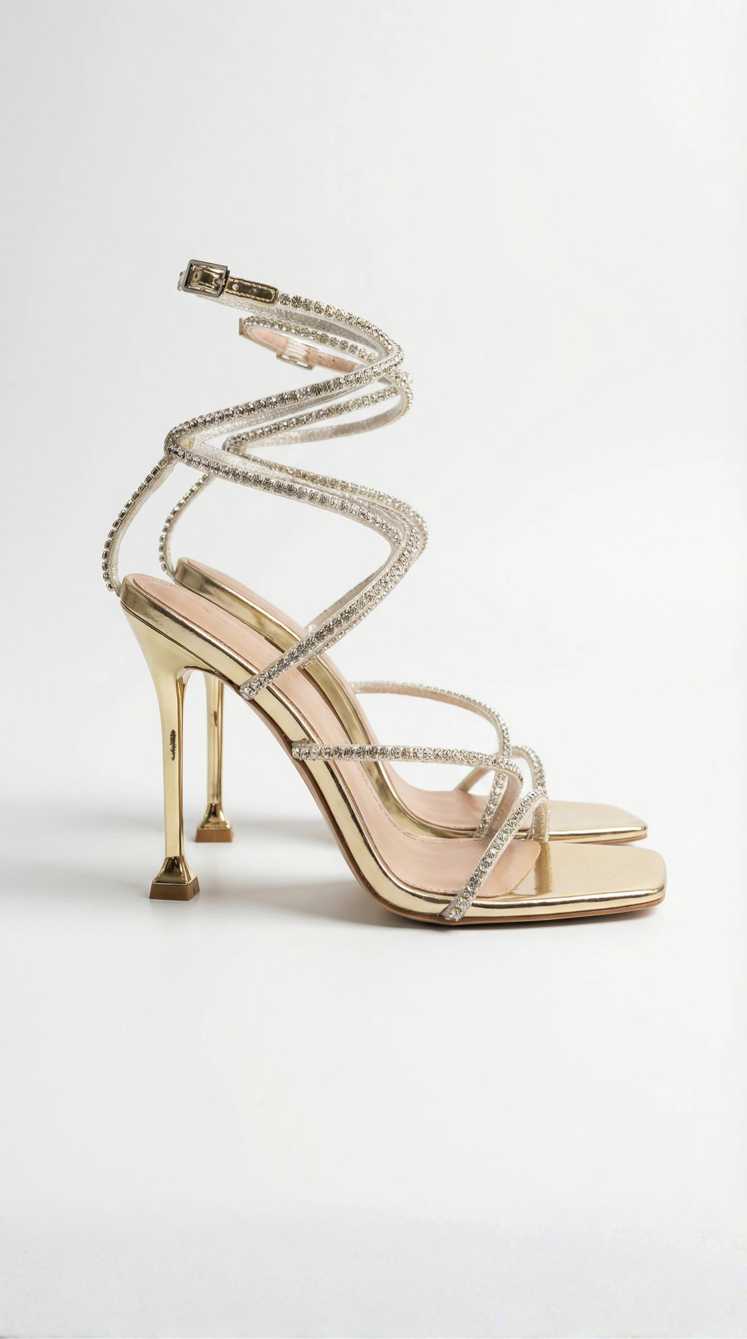 Jennifer mid-heel with ankle strap