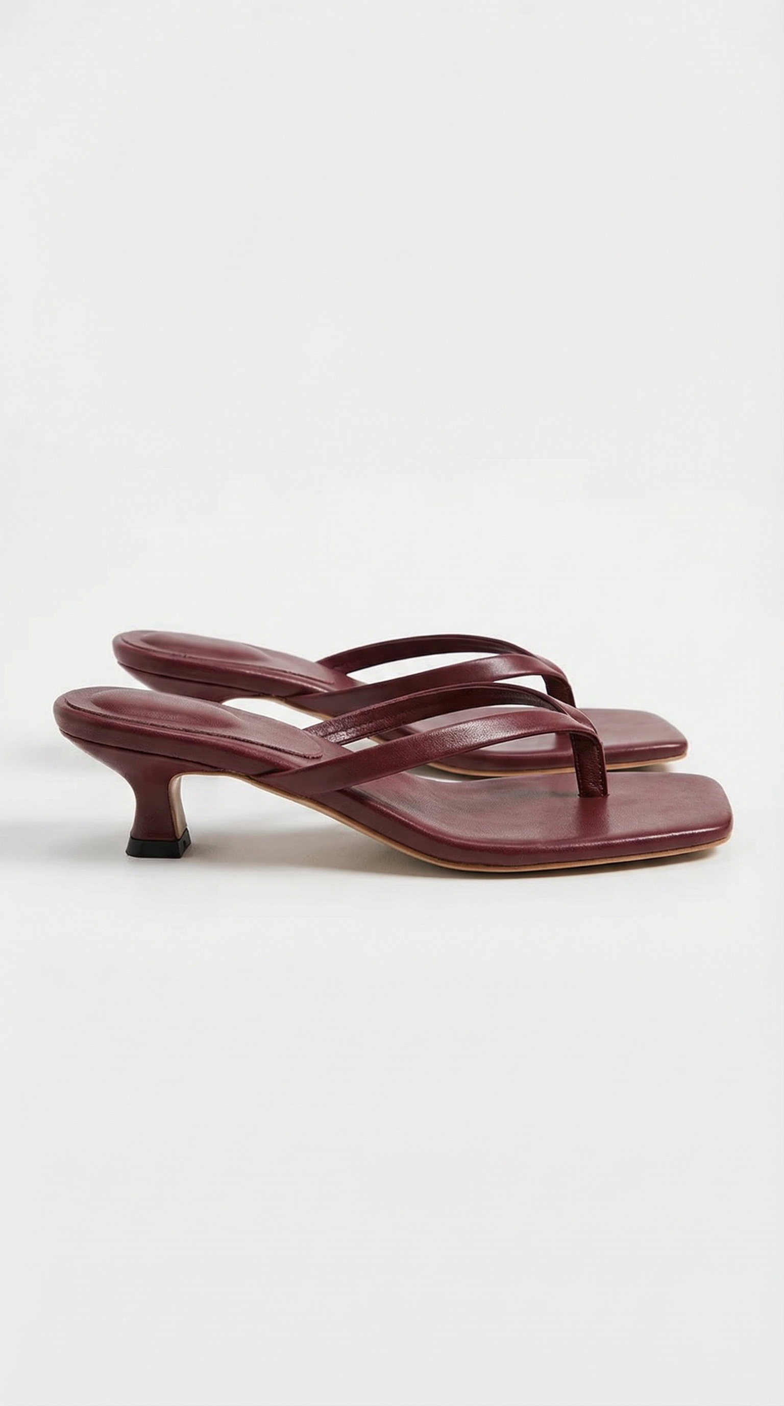 Jessica Kitten Heel Thong Sandals