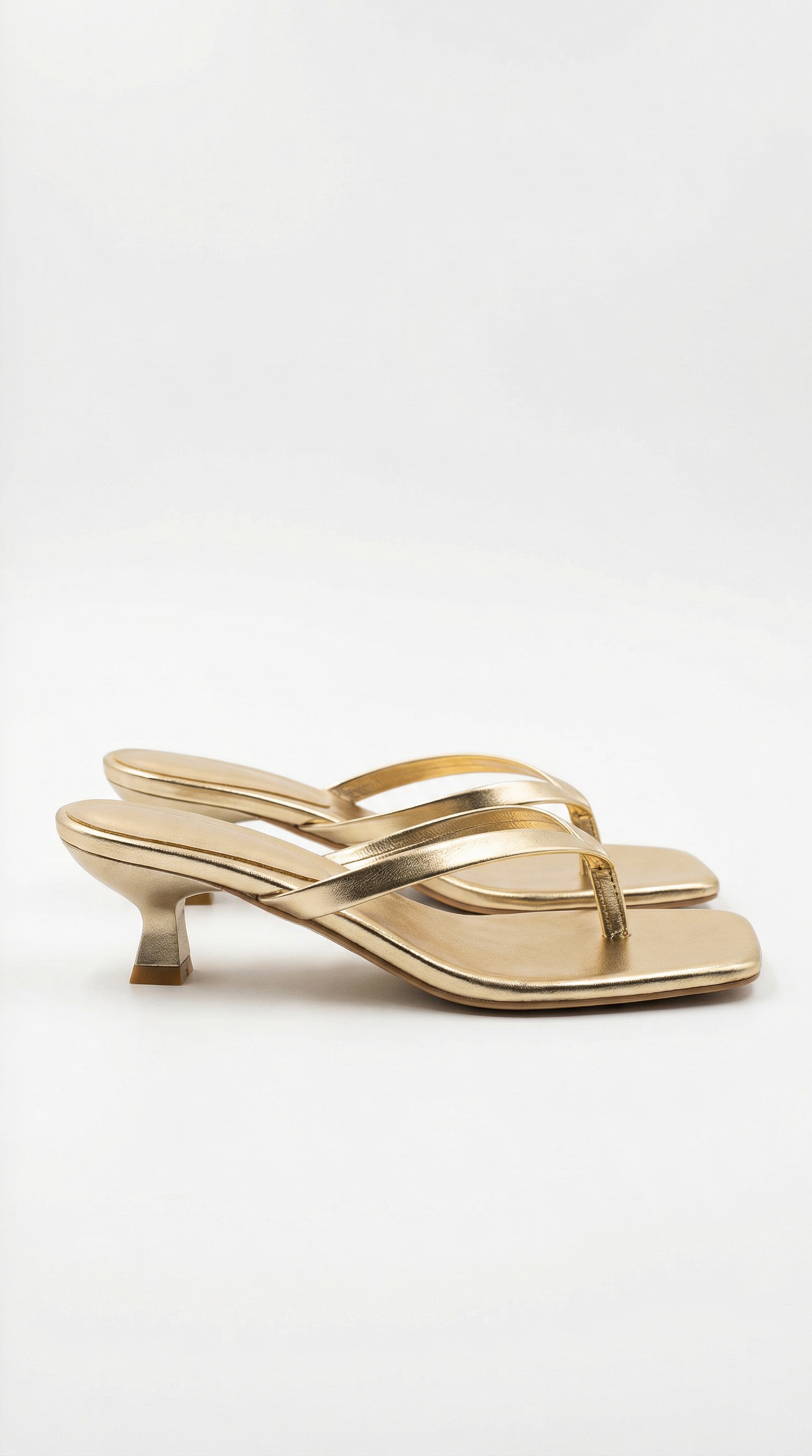 Jessica Kitten Heel Thong Sandals