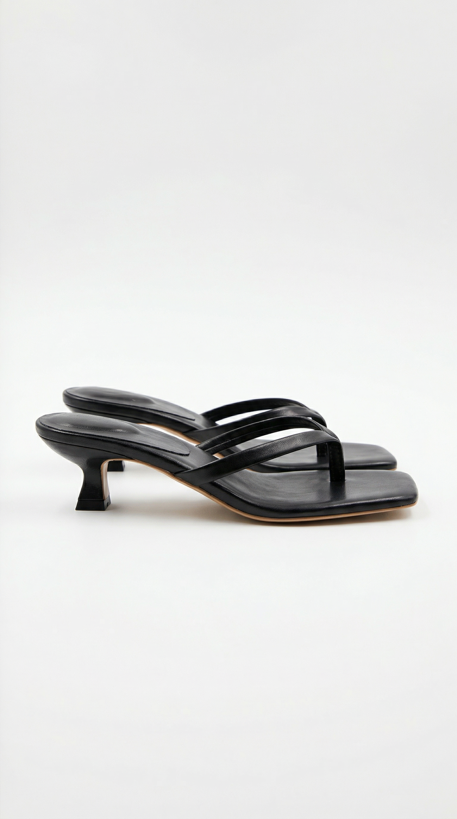 Jessica Kitten Heel Thong Sandals