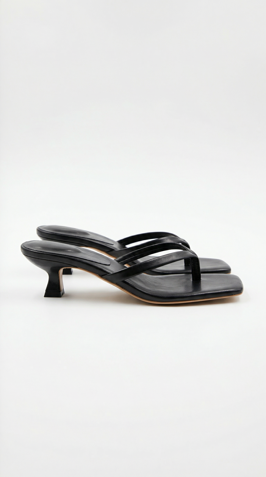 Jessica Kitten Heel Thong Sandals