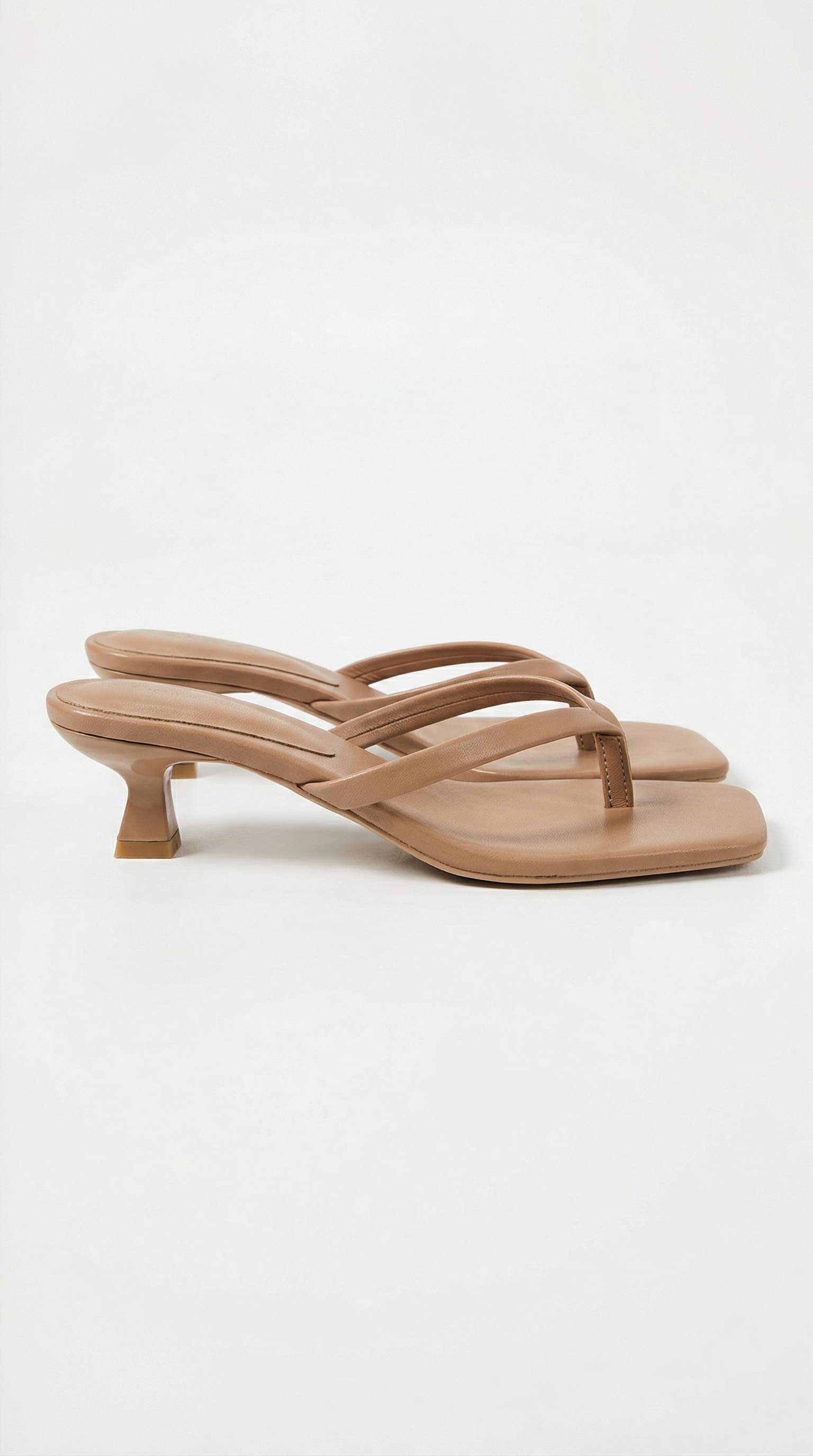 Jessica Kitten Heel Thong Sandals