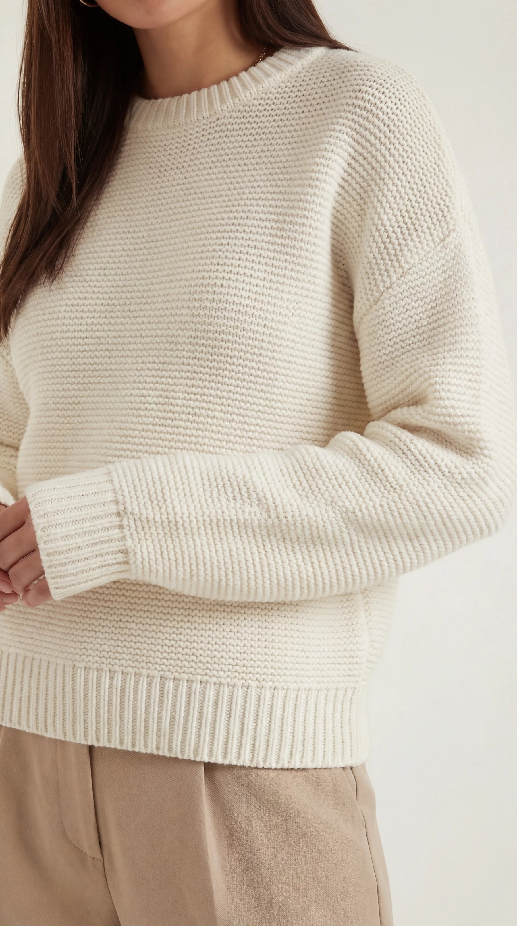 Julia textured knit sweater