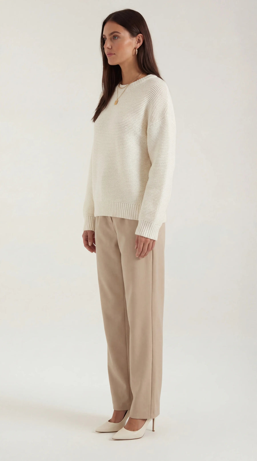 Julia textured knit sweater