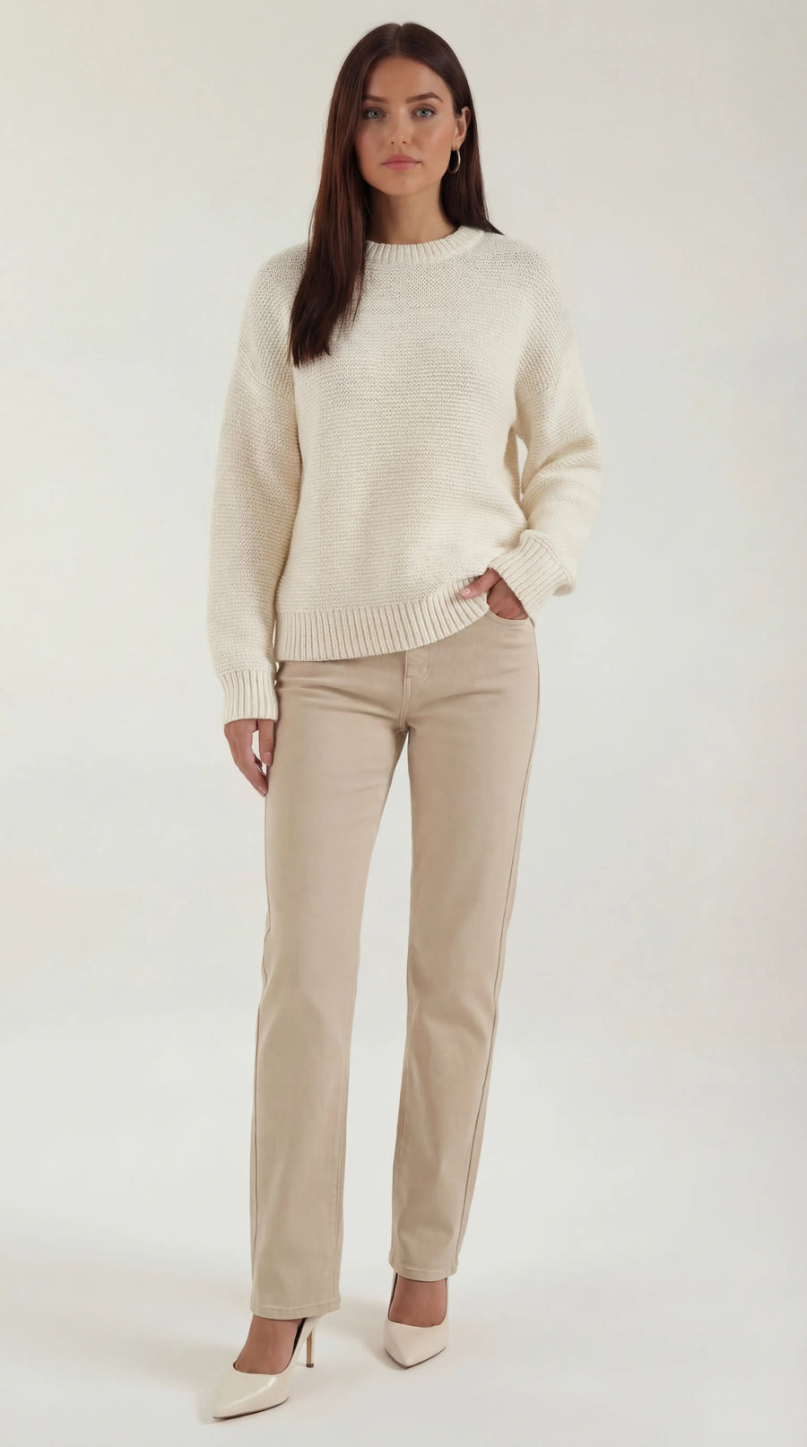 Julia textured knit sweater