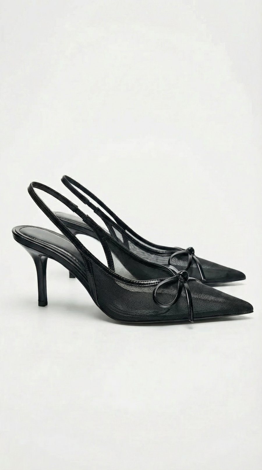Michelle Mesh Slingback Heels