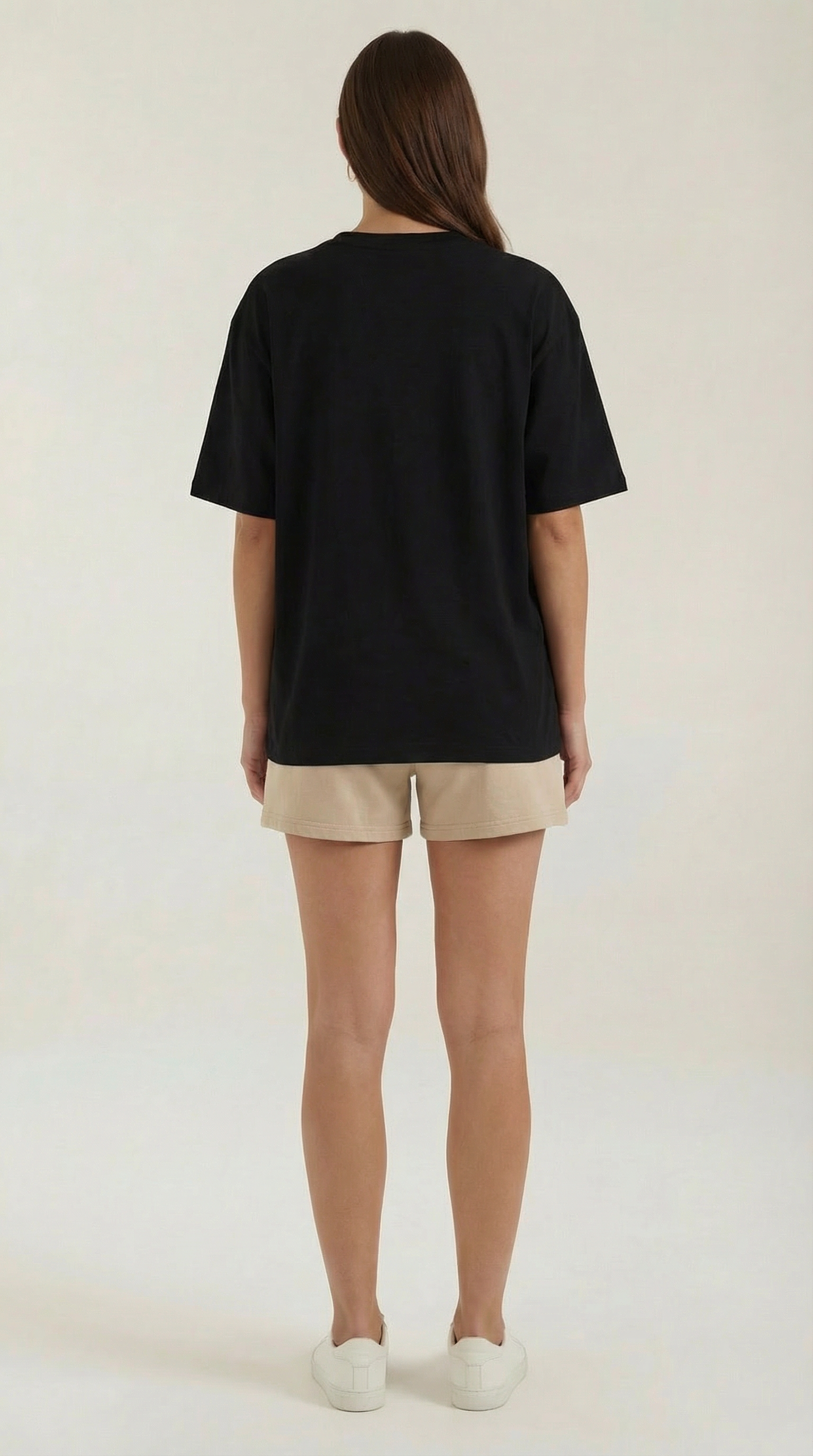 'Natalia' Oversized T-Shirt with Graphic Design