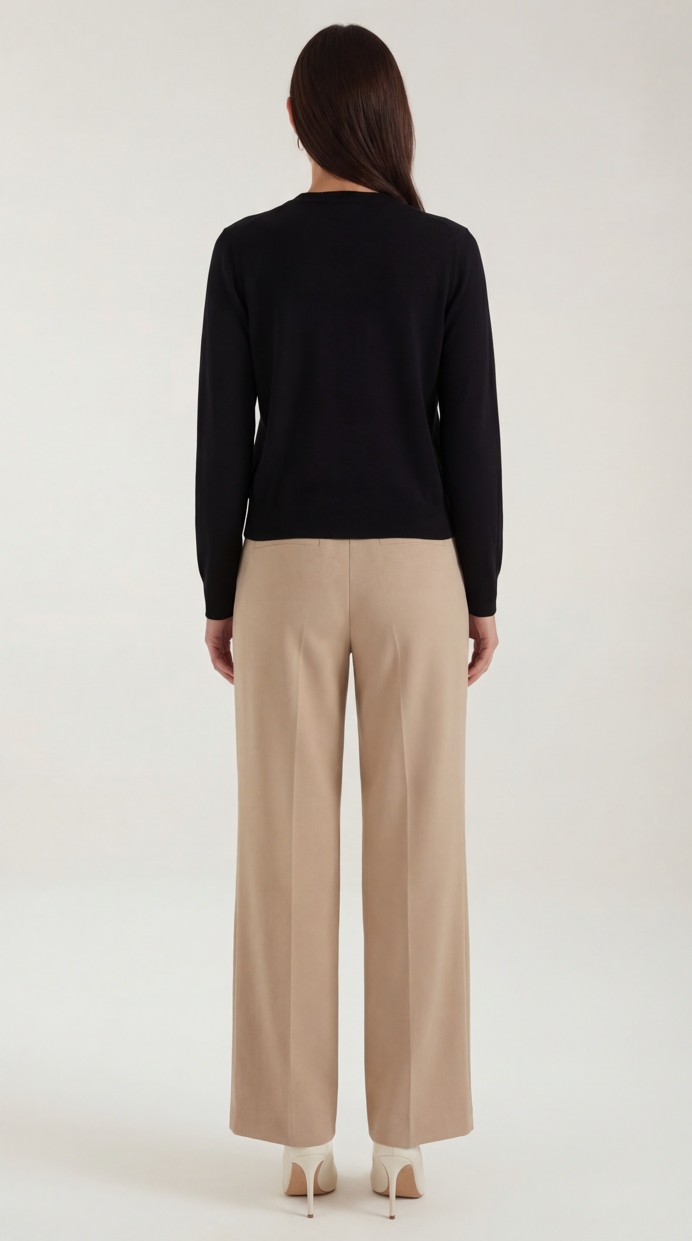 Wool Button-Down Top