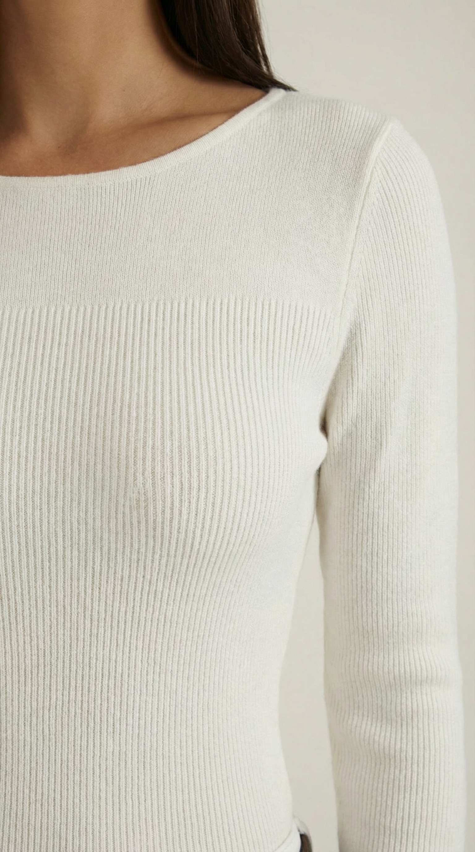 Ruth Cloud - Knitted Long Sleeve T-Shirt