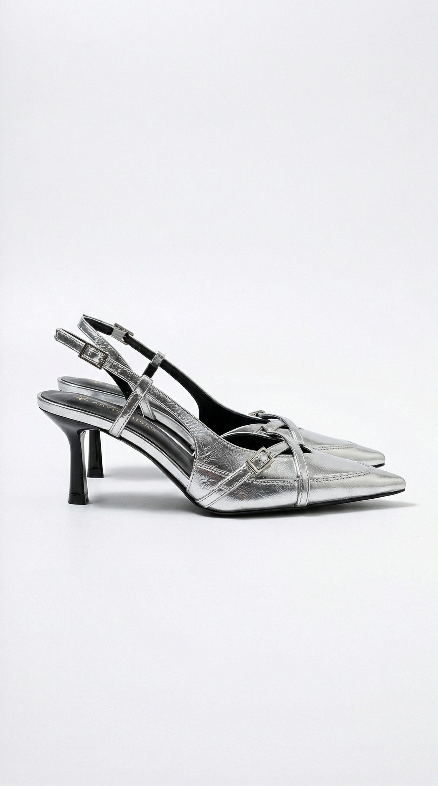 Samantha heeled shoes with slingback and buckle