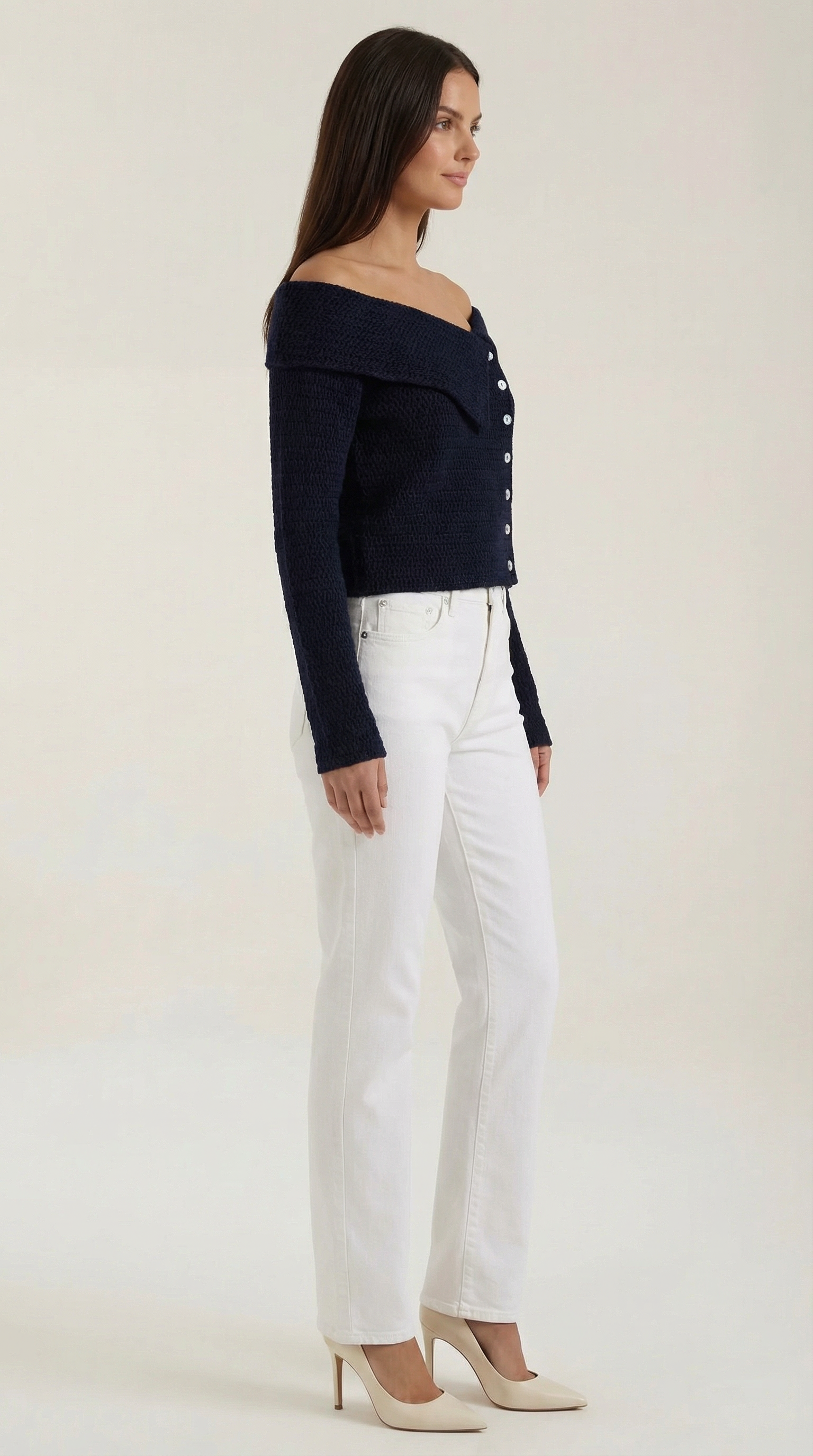 Sarah asymmetrical knit top