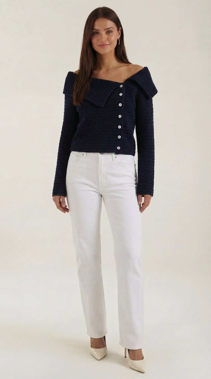 Sarah asymmetrical knit top