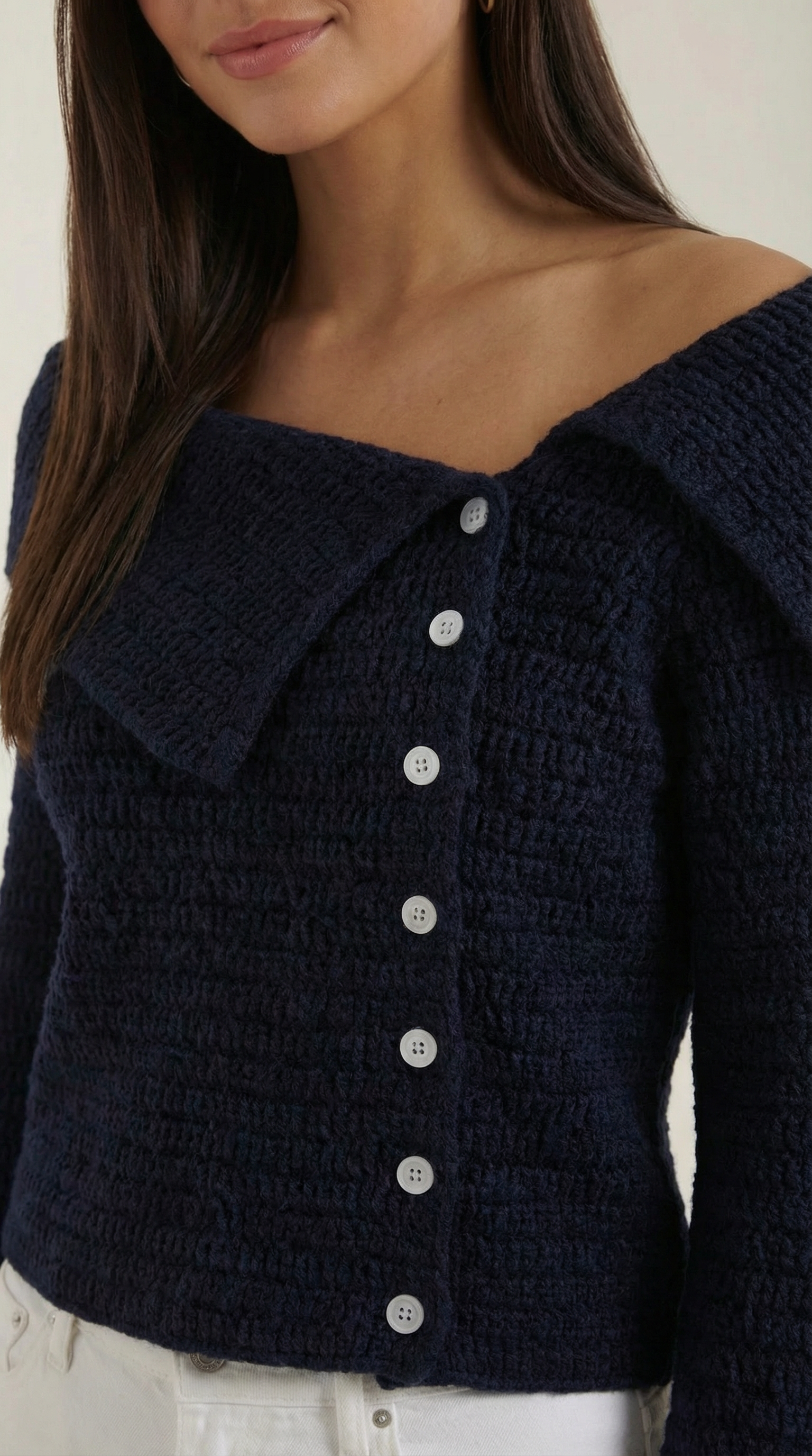 Sarah asymmetrical knit top
