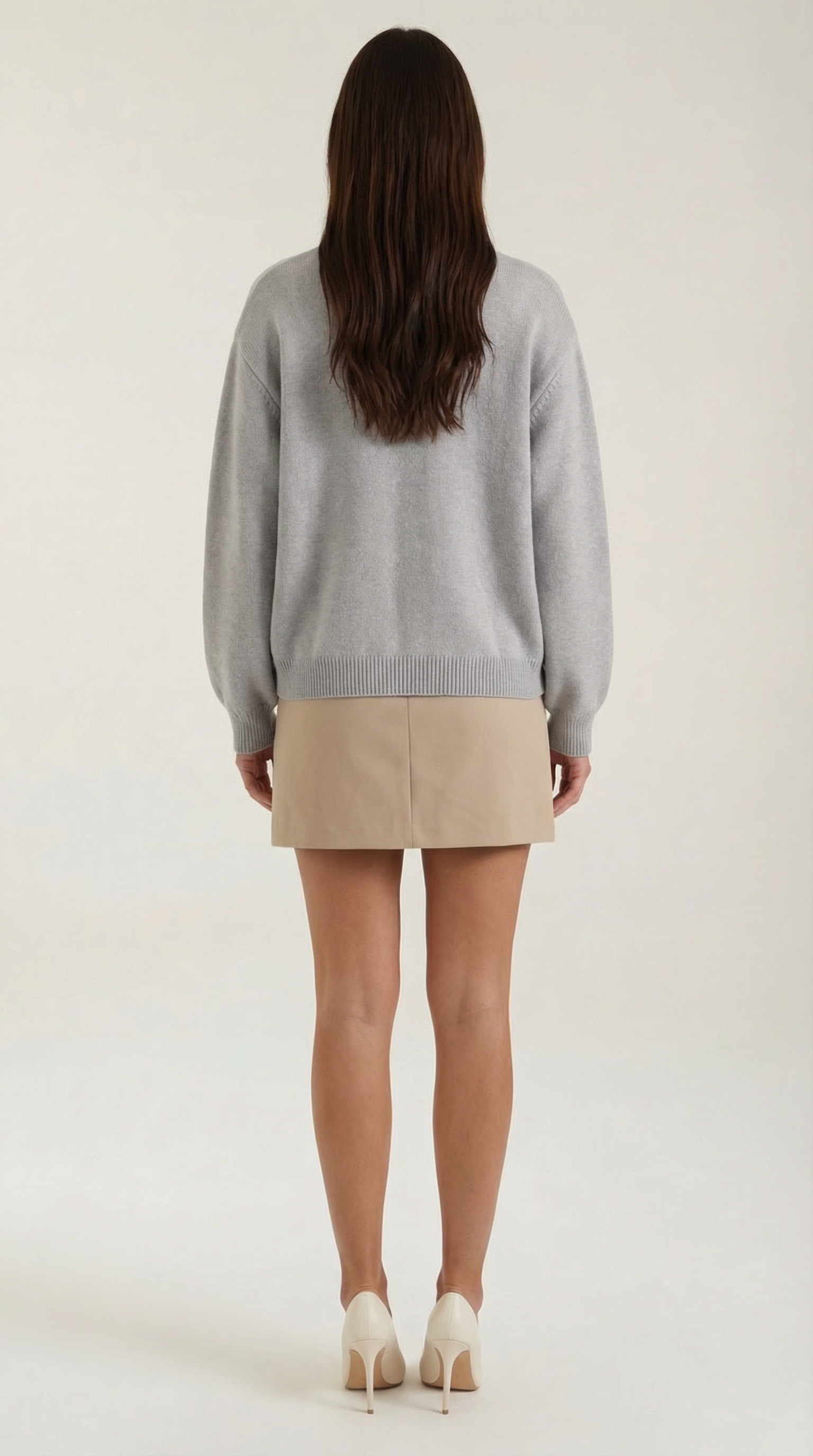 Knitted button-up cardigan